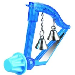 Flamingo Vogelspeelgoed Muziek - Vogelspeelgoed - 13x4x4 cm Assorti