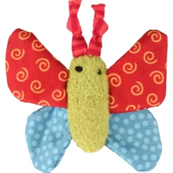 Flamingo Yowly Vlinder - Kattenspeelgoed - 9 cm Multi-Color