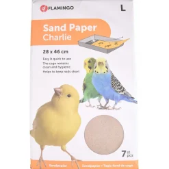 Flamingo Zandpapier 7 stuks - Vogelbodembedekking