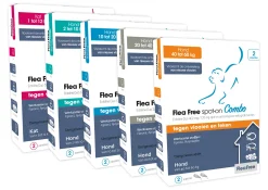 Flea Free Spot-On Combo Hond Small - Anti vlooien en tekenmiddel