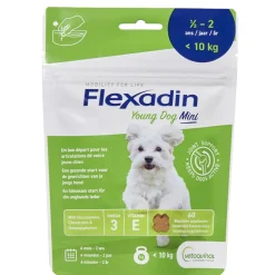 Flexadin Young Dog Mini - Chews - Gewricht-Supplement - 60 stuks <10 Kg