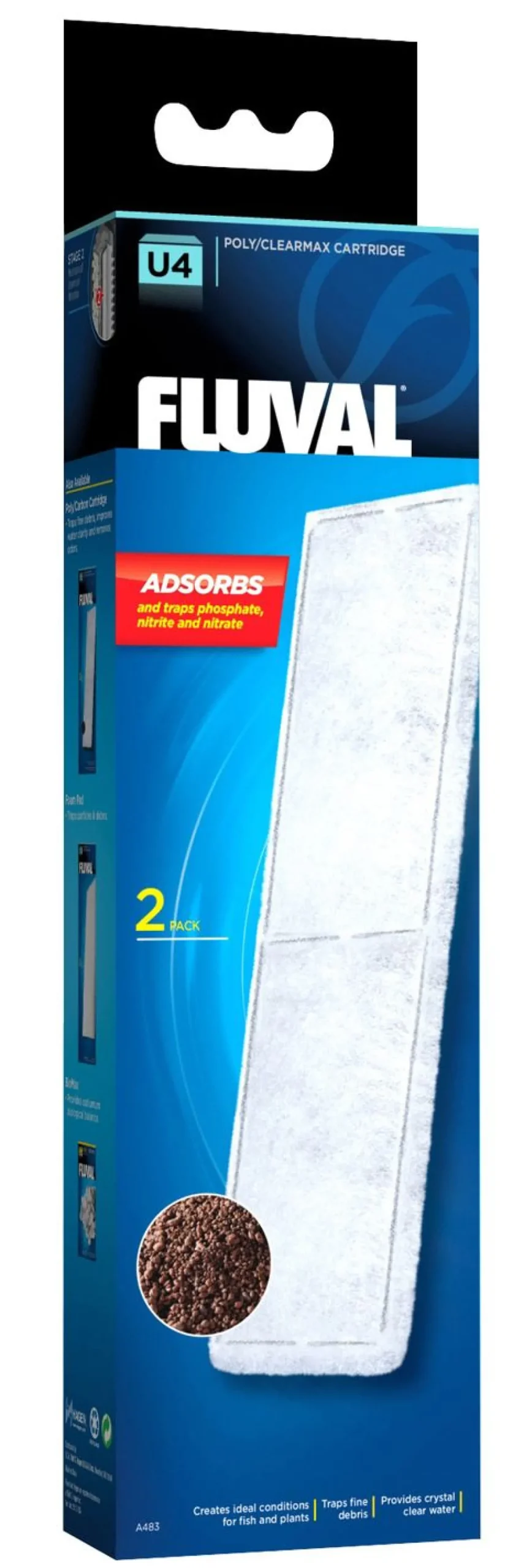 Fluval U4 Clearmax - Filters - 2 stuks U4