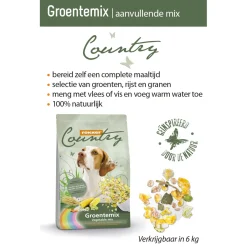 Fokker Country Groentemix - Hondenvoer - 6 kg