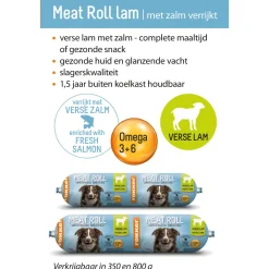 Fokker Dog Meat Roll - Hondenvoer - Lam 800 g