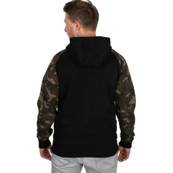 Fox Black / Camo Raglan Hoodie - Vesten & truien - Small