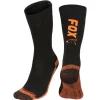 Fox Black / Orange Thermolite Long Sock - Handschoenen - 44-47