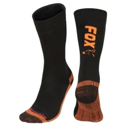 Fox Black / Orange Thermolite Long Sock - Handschoenen - 40-43