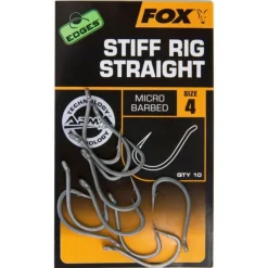 Fox Edges Armapoint Stiff Rig Straight - Haak - Size 5