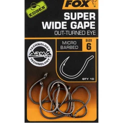 Fox Edges Armapoint Super Wide Gape (Outturned  Eye) - Haak - Size 6