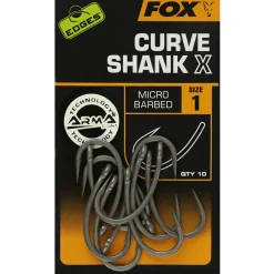 Fox Edges Curve Shank X Size 1 - Haken - Size 1