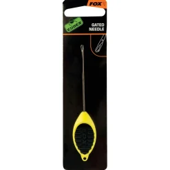 Fox Edges Micro Gated Needle - Yellow - Boilie naalden & tools - per stuk