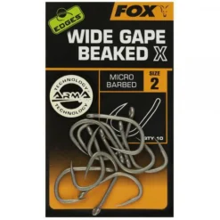 Fox Edges Wide Gape Beaked X Size 2 - Haken - Size 2