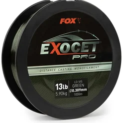 Fox Exocet Pro (Low Vis Green) 0.309mm 13lbs / 5.90kgs (1000m) - Nylon -