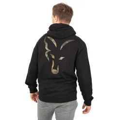 Fox Lw Black / Camo Print Zip Hoody - Vesten & truien - Xxxl