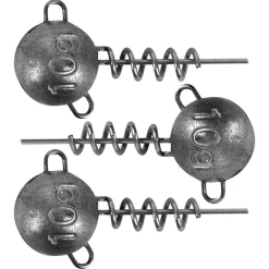 Fox Rage Corkscrew Round Jig Heads 15g X 3pc - Jig -
