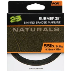 Fox Sub Nat Braid X 300m 0.30mm 55lb/24.9kg - Gevlochten lijn -