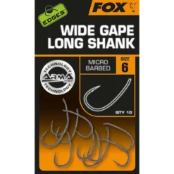 Fox Wide Gape Long Shank - Haak