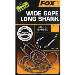 Fox Wide Gape Long Shank - Haak