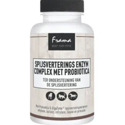 Frama Spijsverterings Enzym Complex + Probiotica - Supplement - 60 caps Hond-Kat
