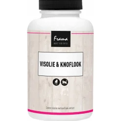 Frama Visolie & Knoflook - Supplement - 200 caps Hond-Kat