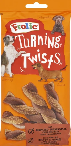 Frolic Turning Twist - Hondensnacks - 140 g