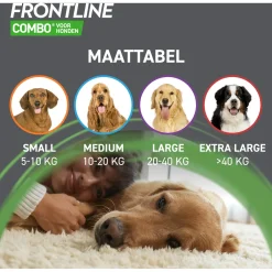 Frontline Combo Spot On 4 Xlarge Hond Xlarge - Anti vlooien en tekenmiddel