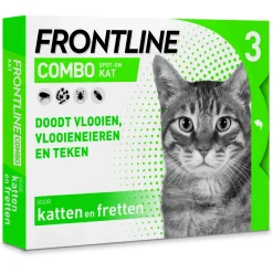Frontline Combo Spot On Kat - Anti vlooien en tekenmiddel