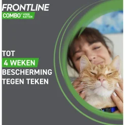 Frontline Combo Spot On Kat - Anti vlooien en tekenmiddel