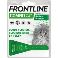 Frontline Combo Spot On Kitten - Anti vlooien en tekenmiddel - 1 pip