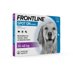 Frontline Frontline Spot-On Hond L - Apotheek - 2.68 ml 3 pip 20-40 Kg L