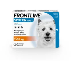 Frontline Frontline Spot-On Hond S - Apotheek - 0.67 ml 3 pip 2-10 Kg S