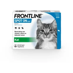 Frontline Frontline Spot-On Kat - Apotheek - 0.5 ml 3 pip Kat >1 Kg