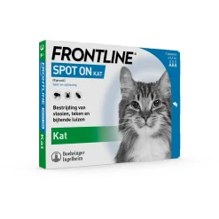 Frontline Frontline Spot-On Kat - Apotheek - 0.5 ml 3 pip Kat >1 Kg