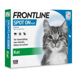 Frontline Spot On Kat - Anti vlooien en tekenmiddel