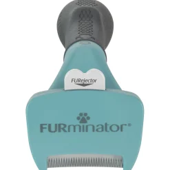 Furminator Cat Undercoat Tool - Short Hair - Kattenvachtkam - Turquoise Small
