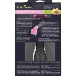Furminator Kleine Dieren - Vachtkam - Pink Small