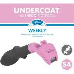 Furminator Kleine Dieren - Vachtkam - Pink Small