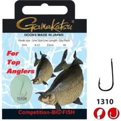 Gamakatsu Booklet Allround 1310b #18-0.08mm 22cm - Vishaak -