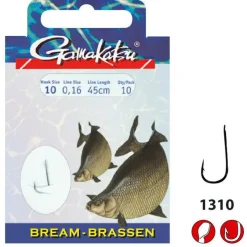 Gamakatsu Booklet Bream 1310n #10-0.16mm 70cm - Vishaak -