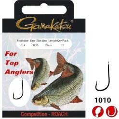 Gamakatsu Booklet Roach 1010r #14-0.10mm 22cm - Vishaak -