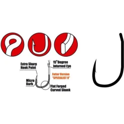 Gamakatsu G-Carp Specialist Rx Hooks #6 - Vishaak -