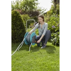 Gardena Slangenwagen Aquaroll 13 Mm M Incl Slang - Slanghaspel - 20 m