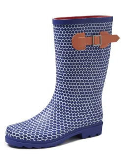 Gevavi Dameslaars Abby Blauw&Wit&Oranje - Laarzen