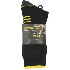 Gevavi Werksokken Cool Zwart - Sokken