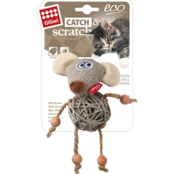 Gigwi Catch And Scratch Eco Line Mouse - Kattenspeelgoed - 130x60x175 mm