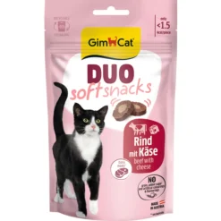 Gimcat Duo Snacks - Kattensnack - Rund Kaas 50 g