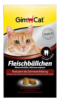 Gimcat Kat Vleesballetjes - Kattensnack - Vlees 100 g