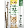 Gimcat Sticks - Kattensnack - Lam Gevogelte 20 g 4 stuks