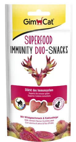 Gimcat Superfood Immunity Duo-Snacks - Kattensnack - 40 g