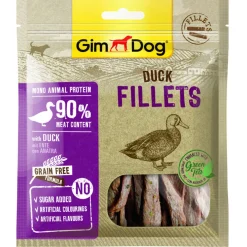 Gimdog Duck Fillets Green Tea - Hondensnacks - Eend Groene Thee 60 g